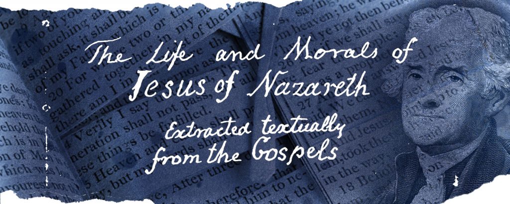 Title from the Jefferson Bible
